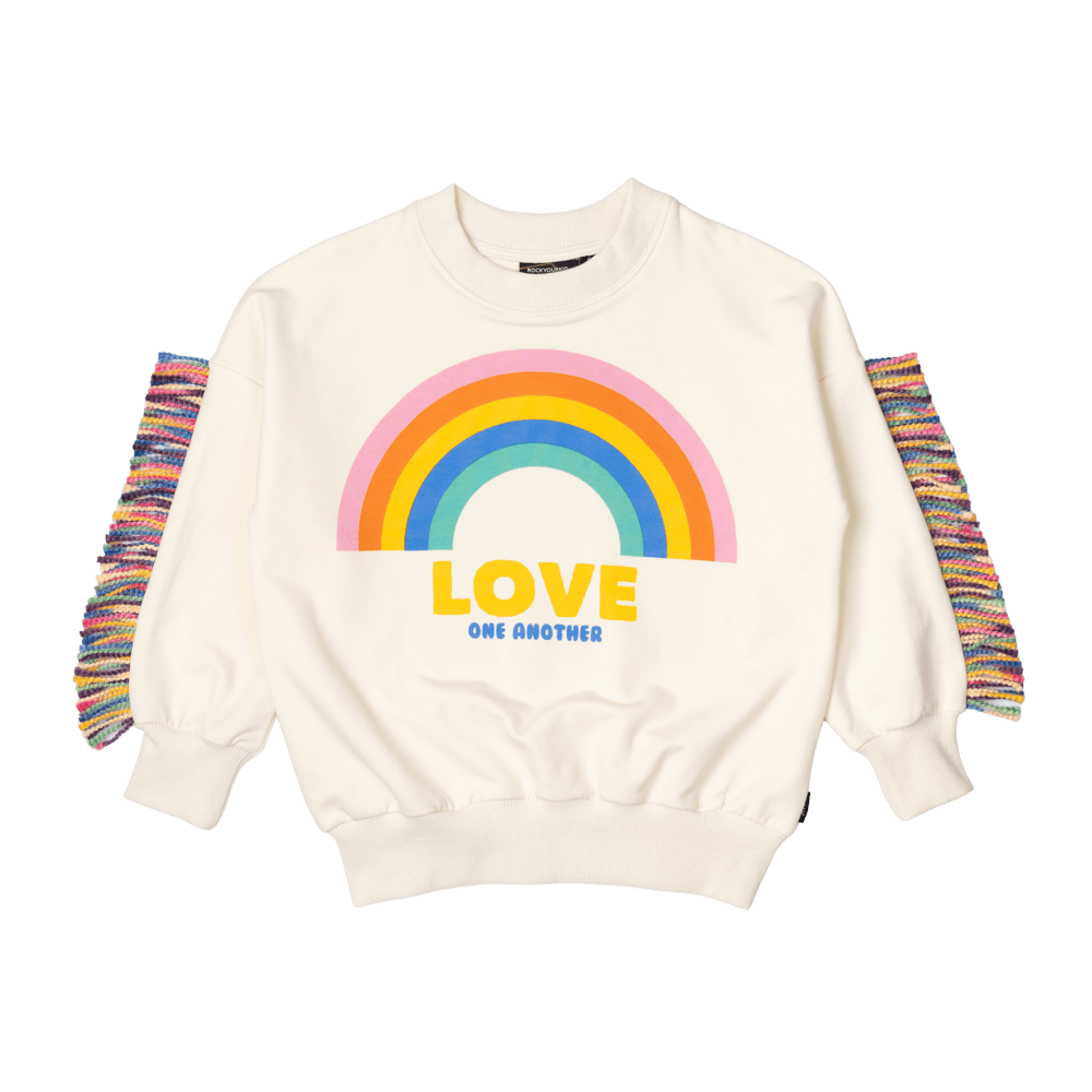 Rock Your Kid Love One Another Sweatshirt