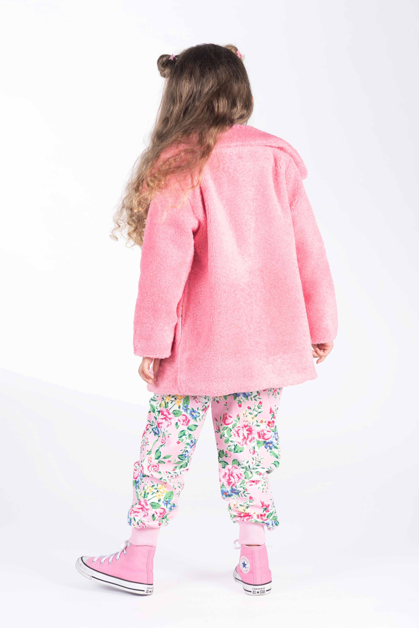 Rock Your Kid Faux Sherpa Jacket Pink