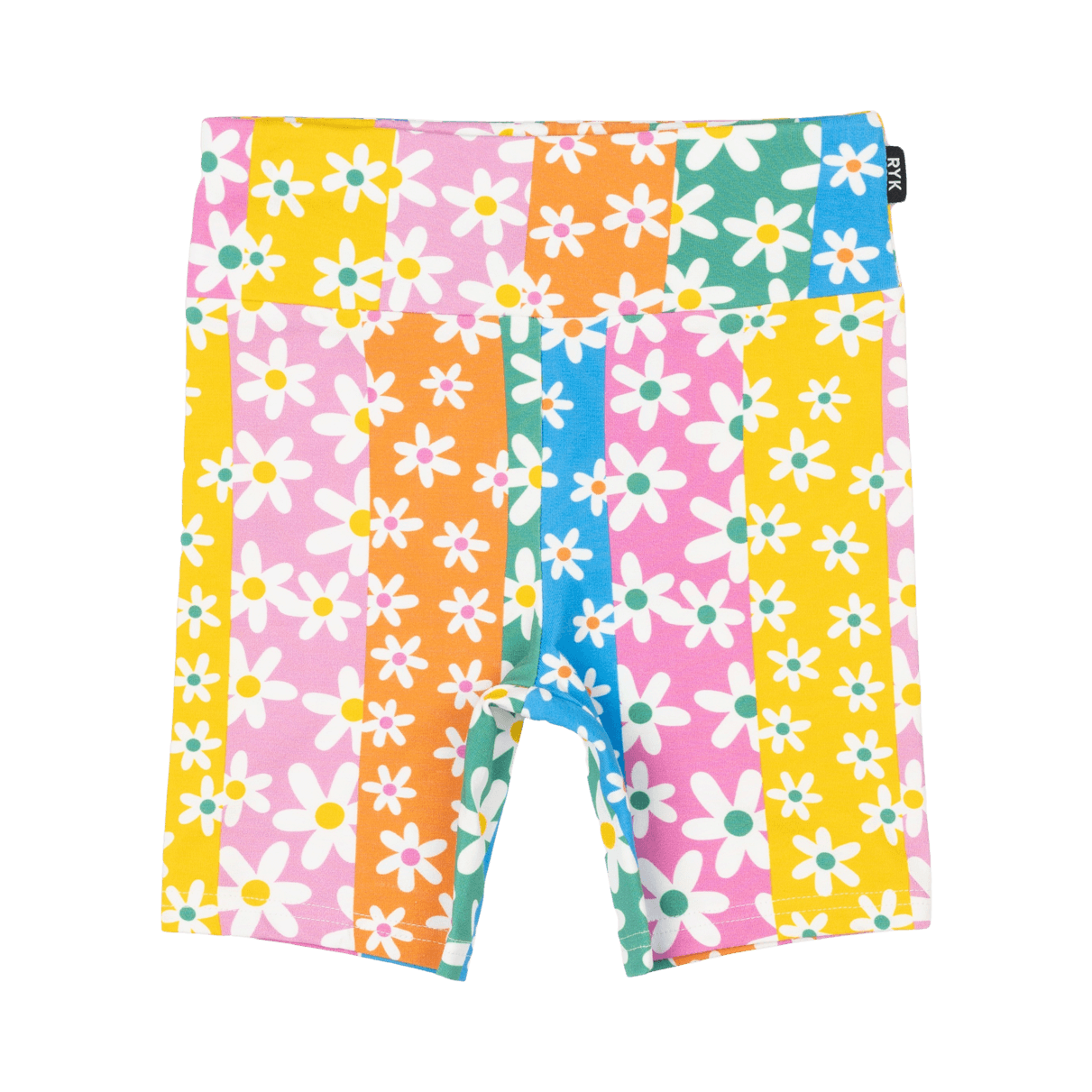 Rock Your Kid Floral Stripes Bike Short