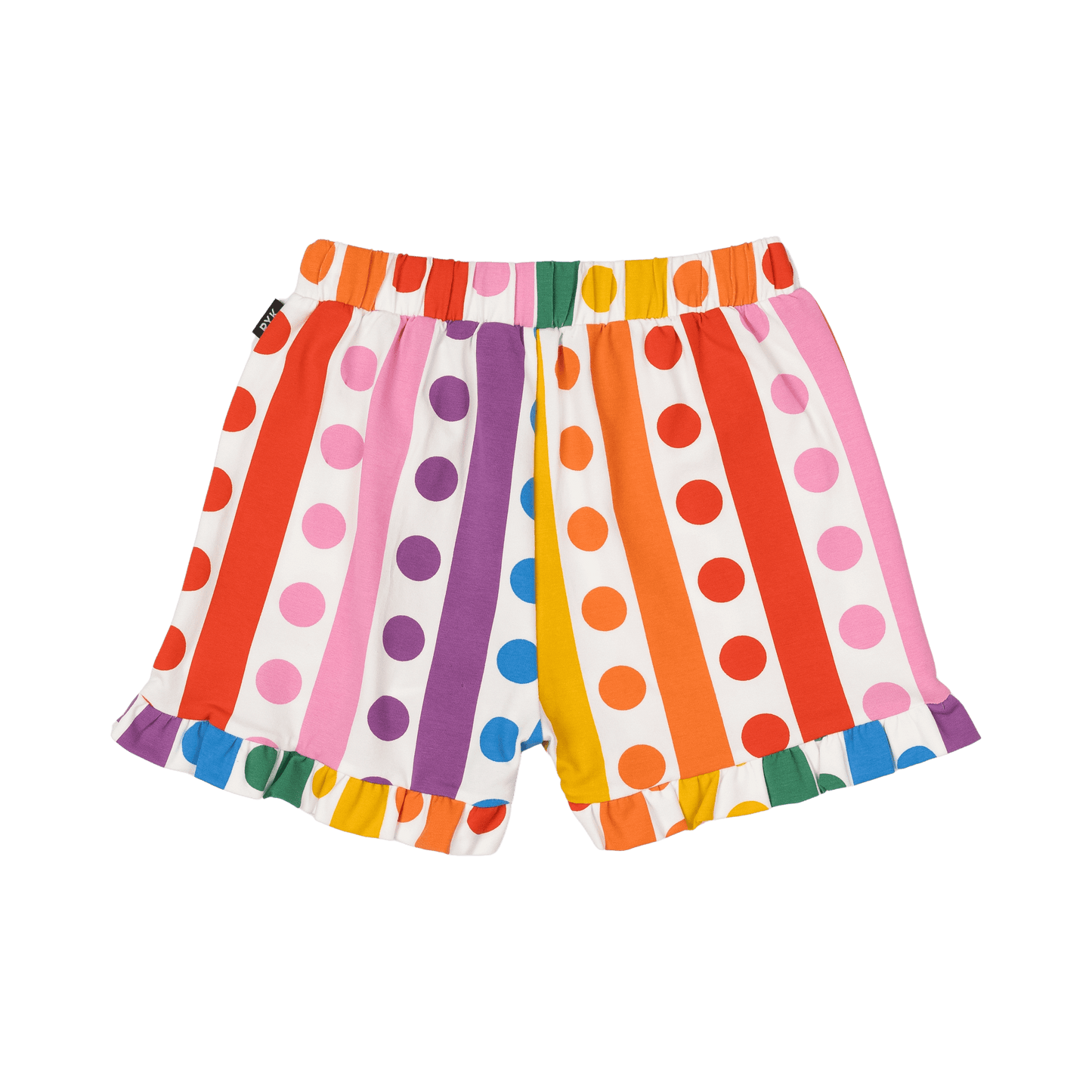 Rock Your Kid Rainbow Drops Frill Shorts