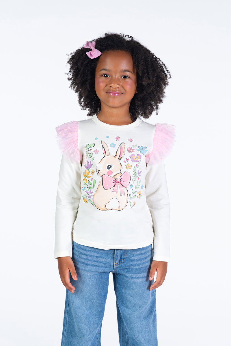 Rock Your Kid Bunny Long Sleeve Tee