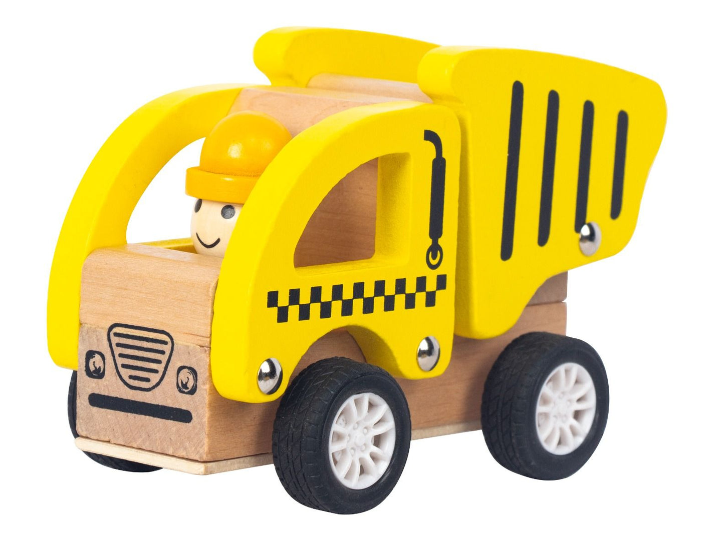 Wooden Pullback Dumptruck