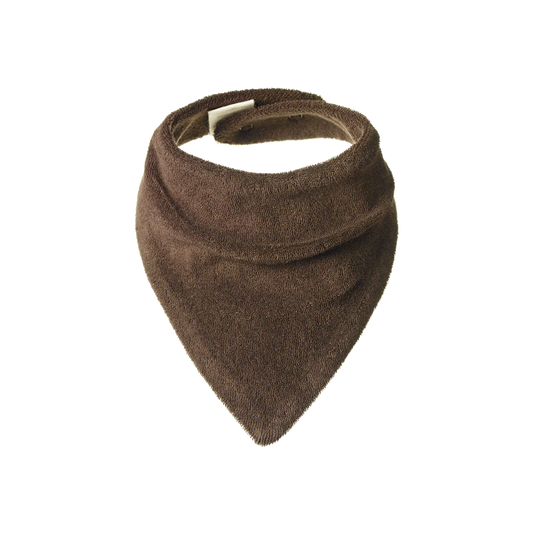 Nature Baby Triangle Bib Terry Pinecone