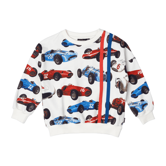 Rock Your Kid Vintage Racing Cars Sweatshirt