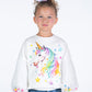 Rock Your Kid Unicorn Tulle Sleeve Sweatshirt