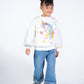 Rock Your Kid Unicorn Tulle Sleeve Sweatshirt