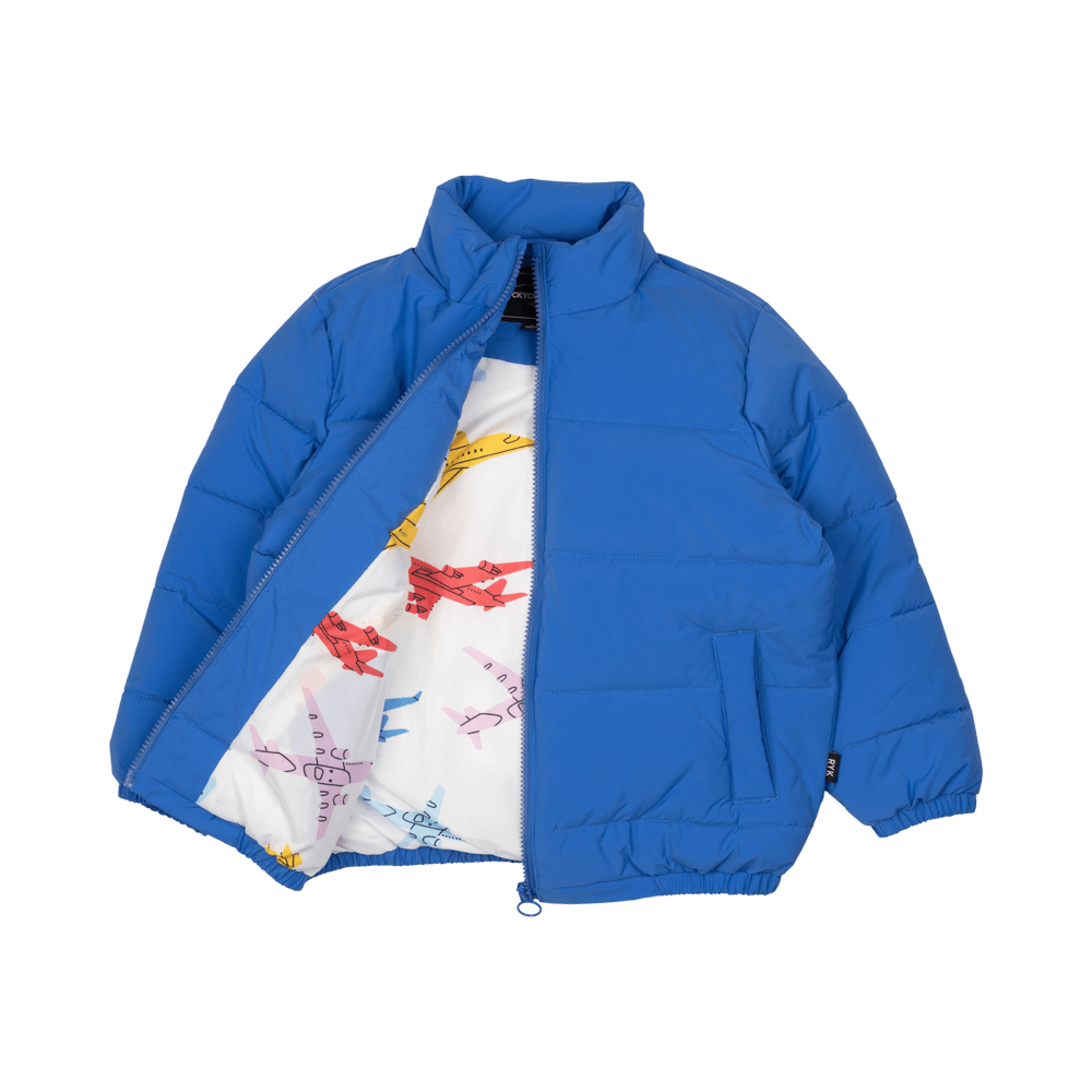 Rock Your Kid Big Jet Plane Puffer Jacket