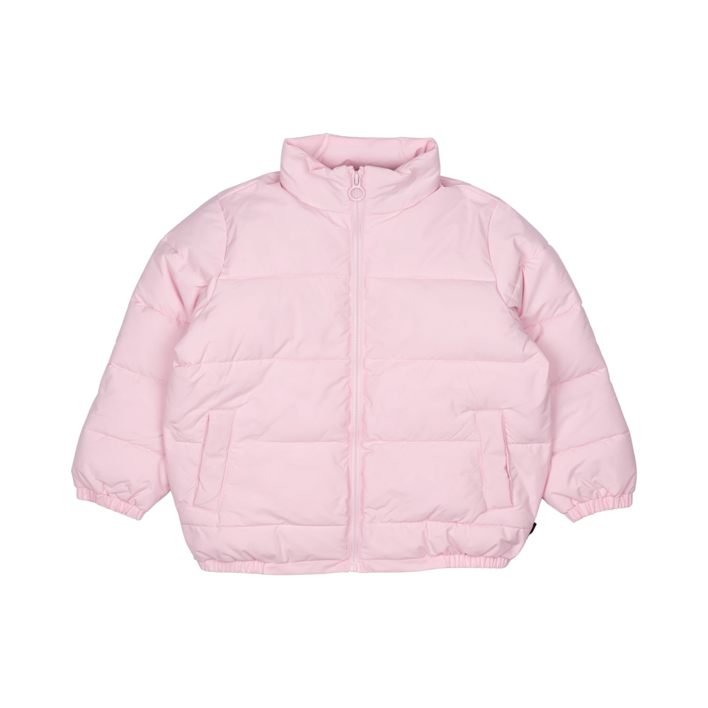 Rock Your Kid Pink Padded Jacket With Lining