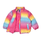 Rock Your Kid Rainbow Padded Jacket With Lining