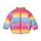 Rock Your Kid Rainbow Padded Jacket With Lining