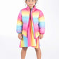 Rock Your Kid Rainbow Padded Jacket With Lining