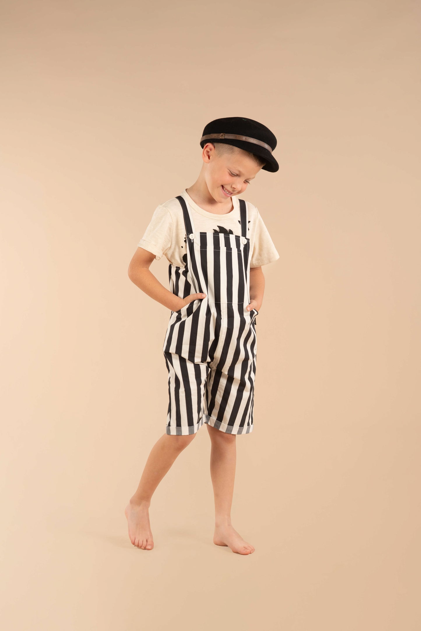 Rock Your Kid Stripe Overalls