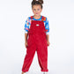 Rock Your Kid Red Cord Overalls