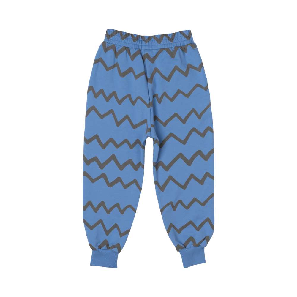 Rock Your Kid Zig Zag Track Pants Blue