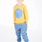 Rock Your Kid Zig Zag Track Pants Blue