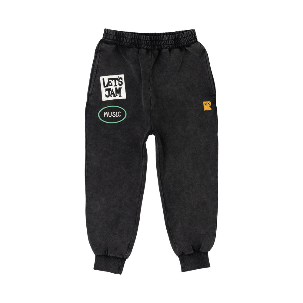 Rock Your Kid Jam Session Track Pants Black