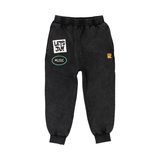 Rock Your Kid Jam Session Track Pants Black