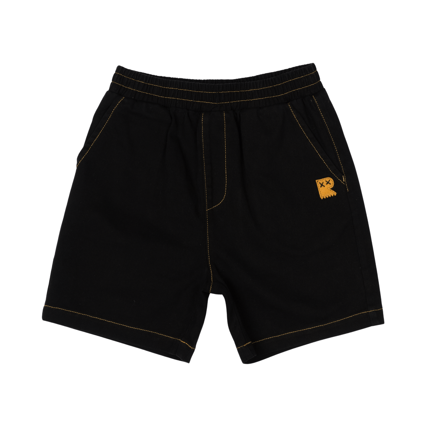 Rock Your Kid Black Wash Denim Shorts