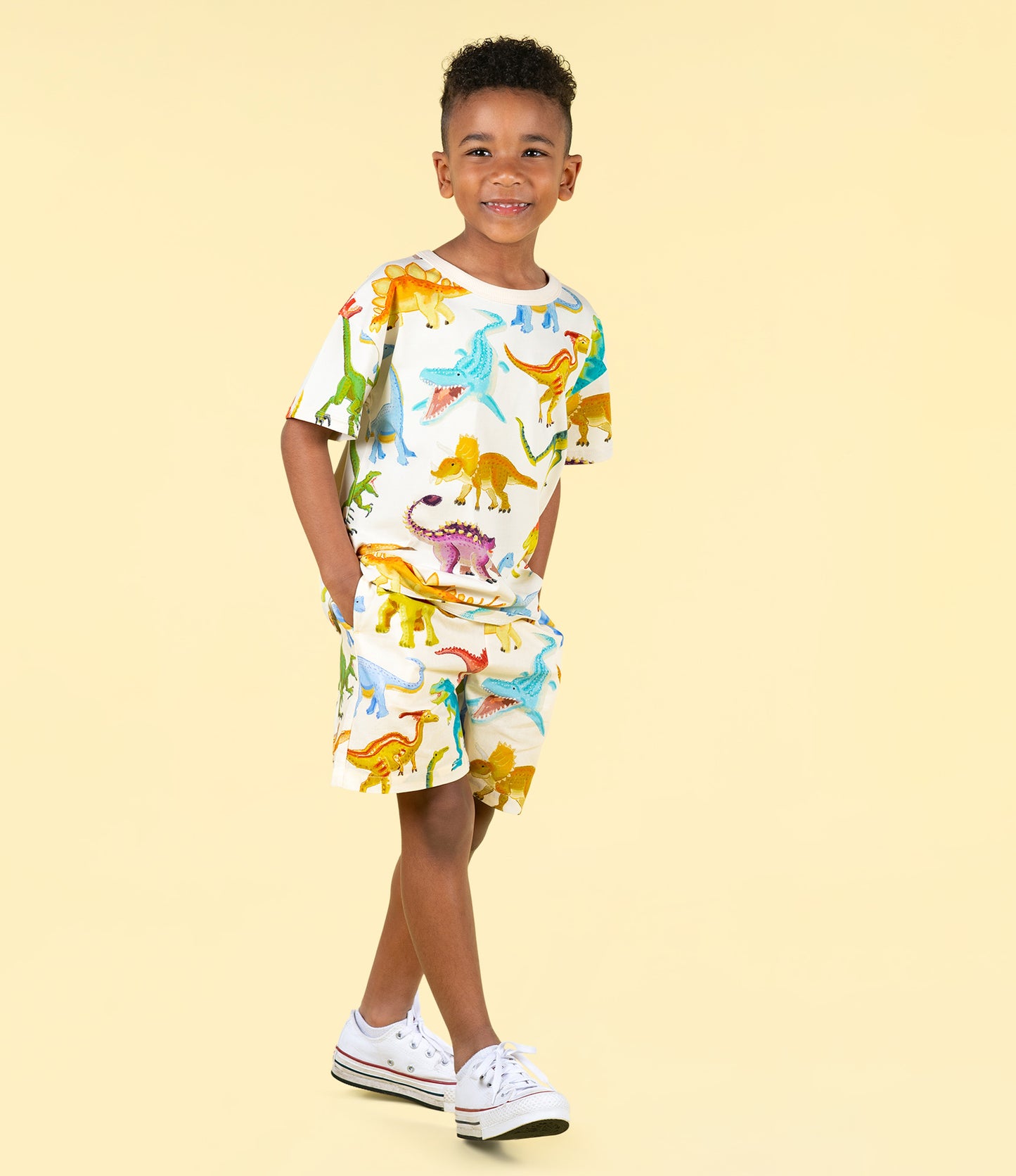 Rock Your Kid Dinos Galore Shorts