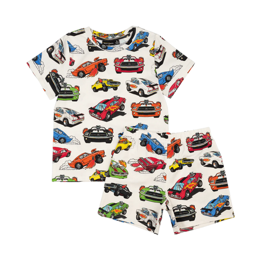 Rock Your Kid Cars PJ Set