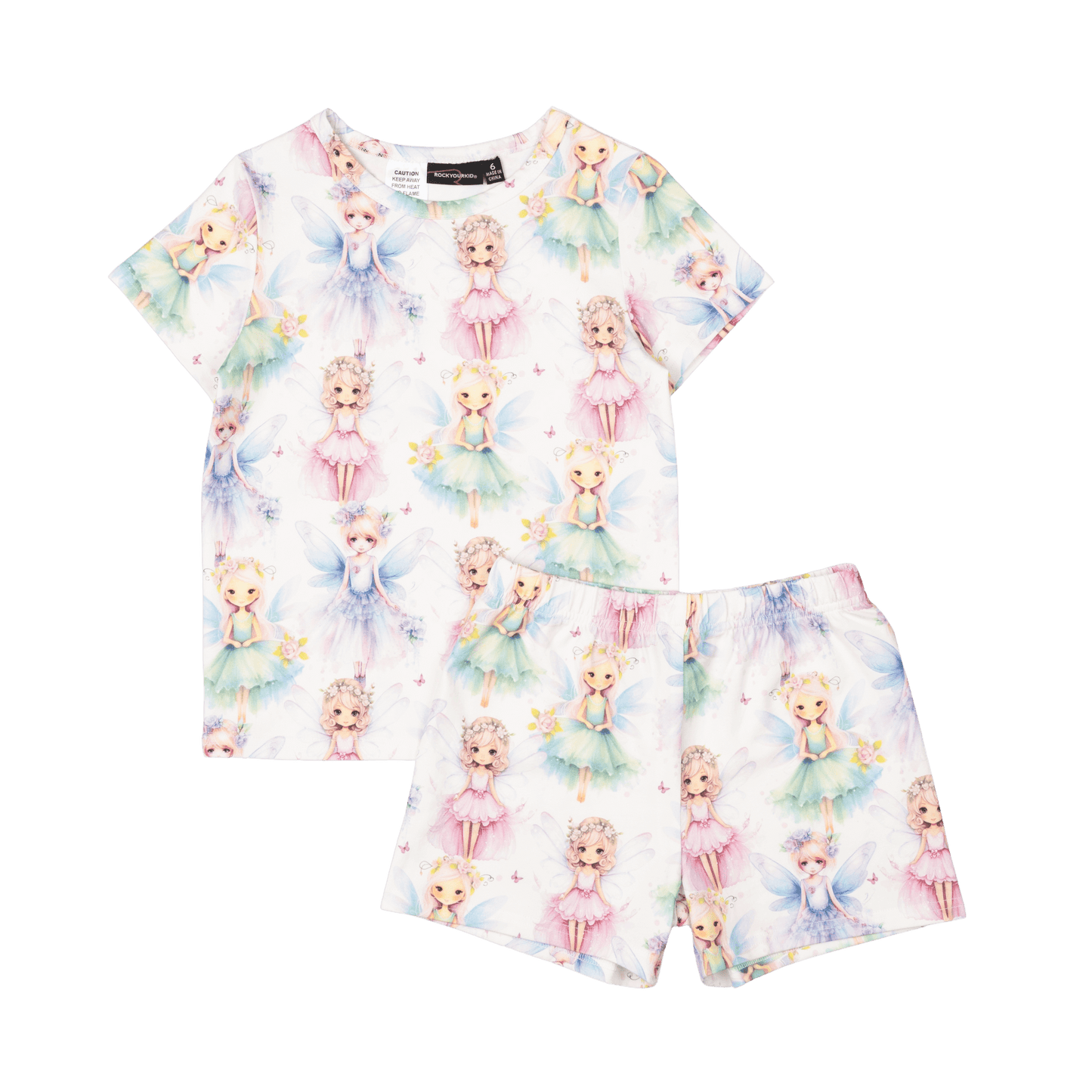 Rock Your Kid Frolic of Fairies PJ Set