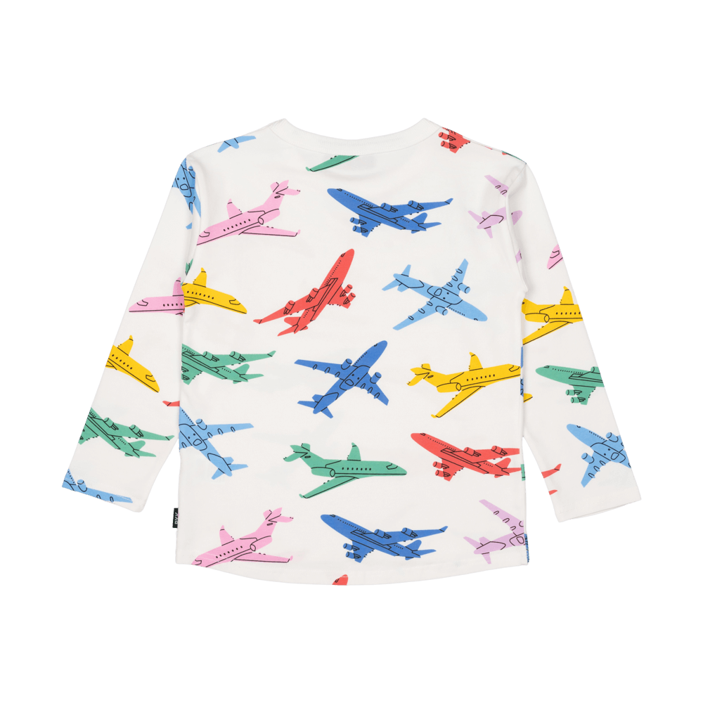 Rock Your Kid Big Jet Plane Long Sleeve Tee