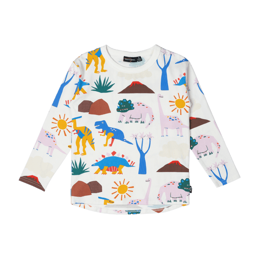 Rock Your Kid Dino Sun Long Sleeve Tee