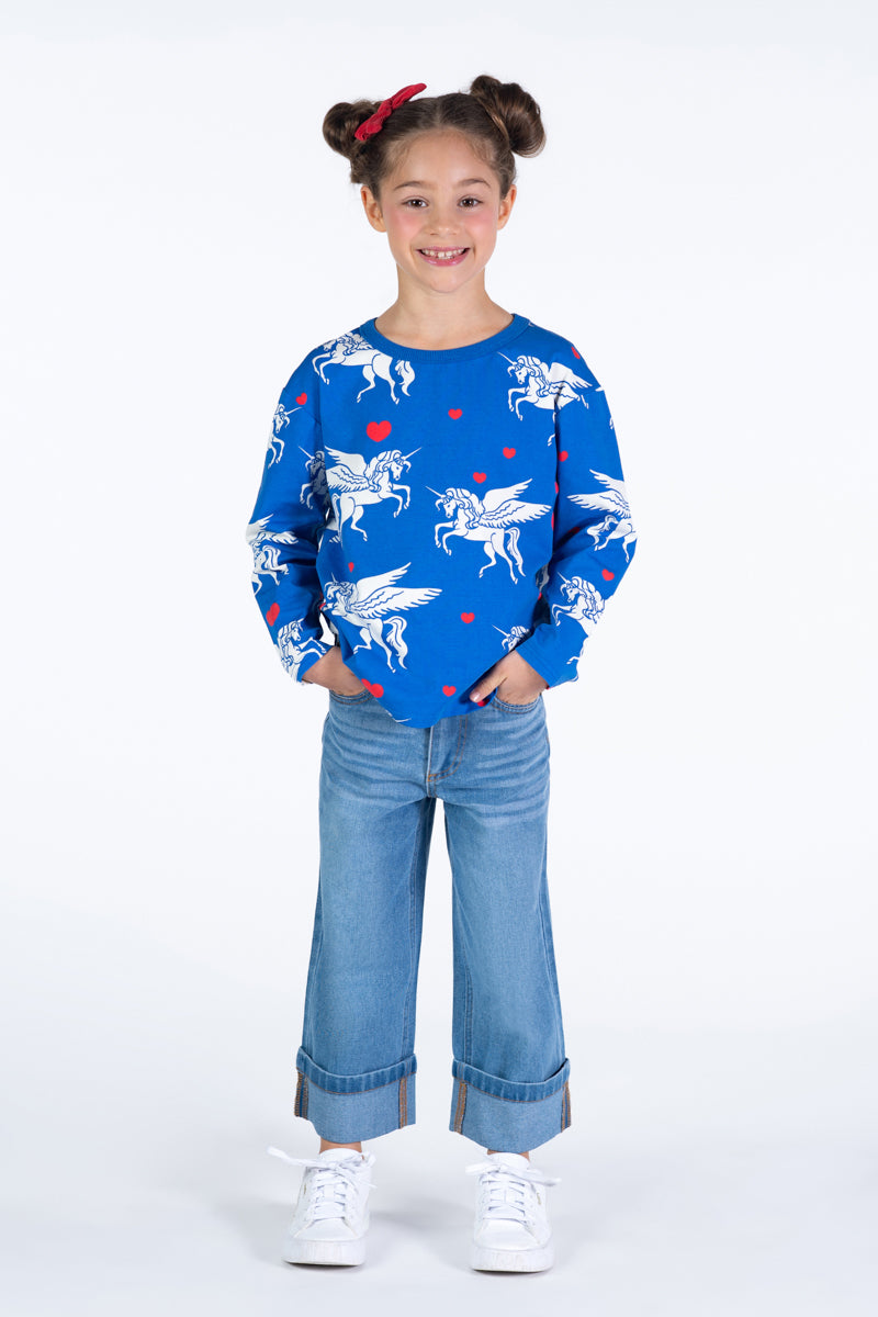 Rock Your Kid Les Licornes Long Sleeve Tee