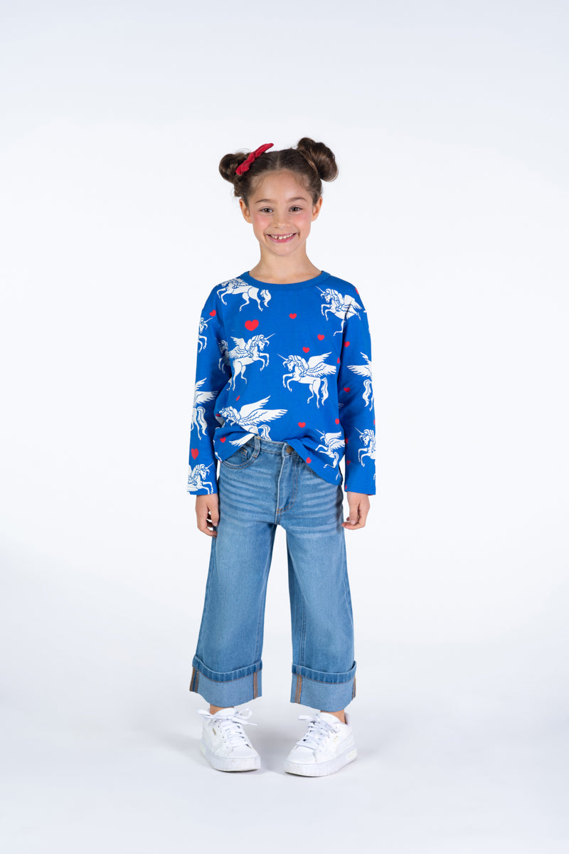 Rock Your Kid Les Licornes Long Sleeve Tee