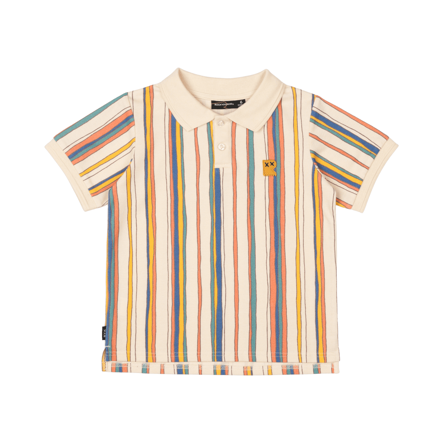 Rock Your Kid Stripe Polo T-shirt