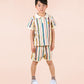 Rock Your Kid Stripe Polo Short