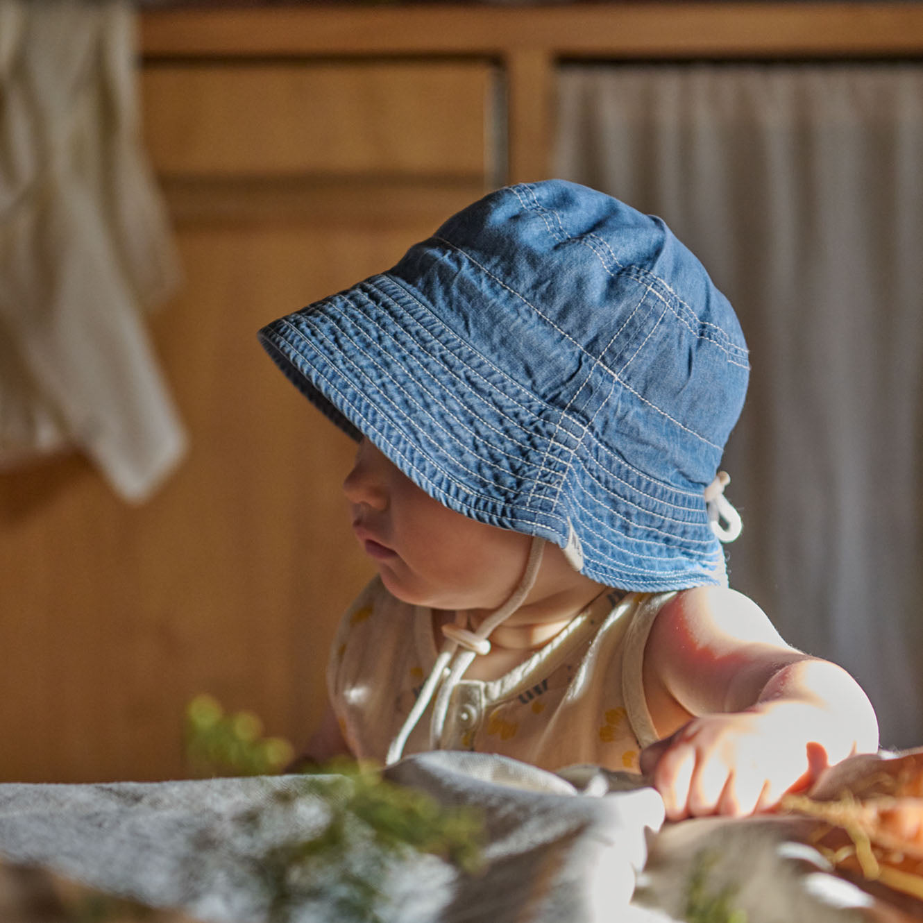 Nature Baby Bucket Sunhat Chambray Sky