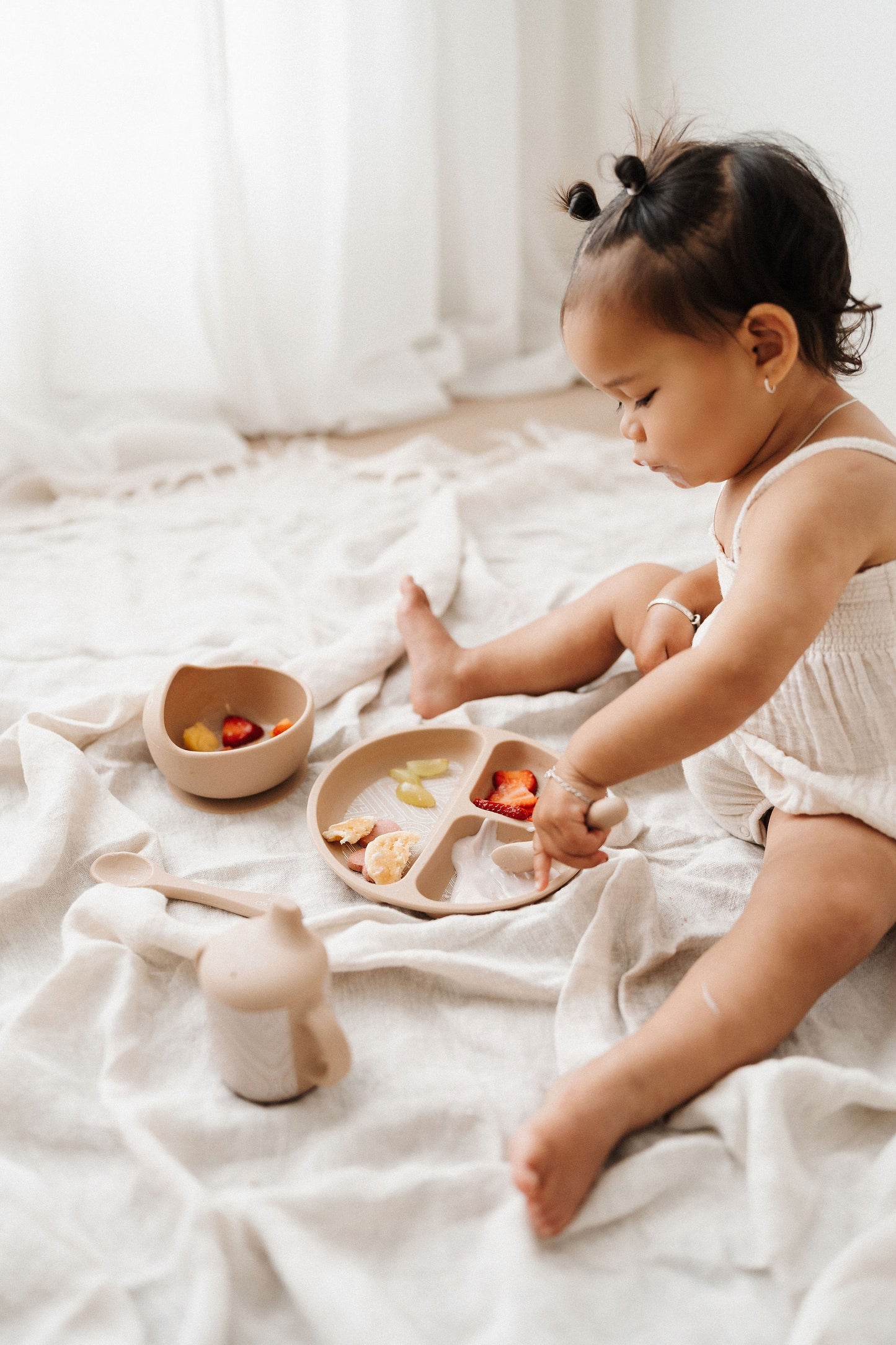 Bo & Ko Essentials Feeding Set Tan