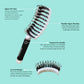 No Nasties Detangler Brush Aqua