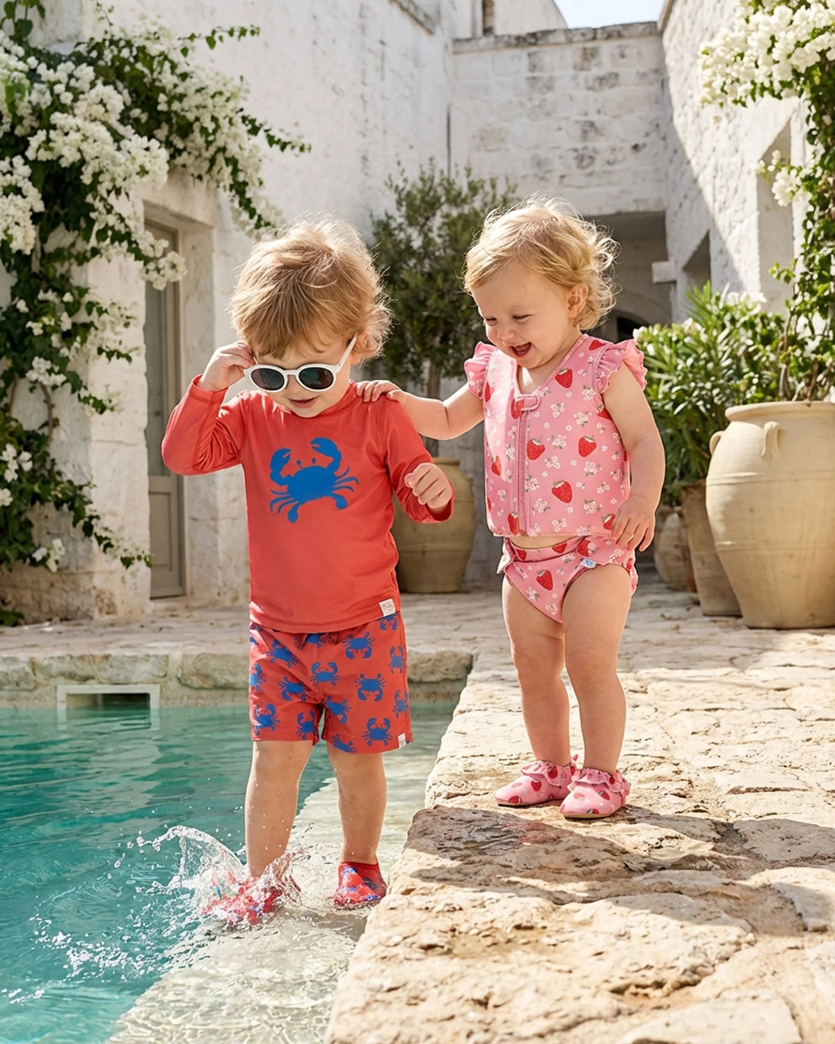 Toshi Swim Boardies Pirate Mud Crabs