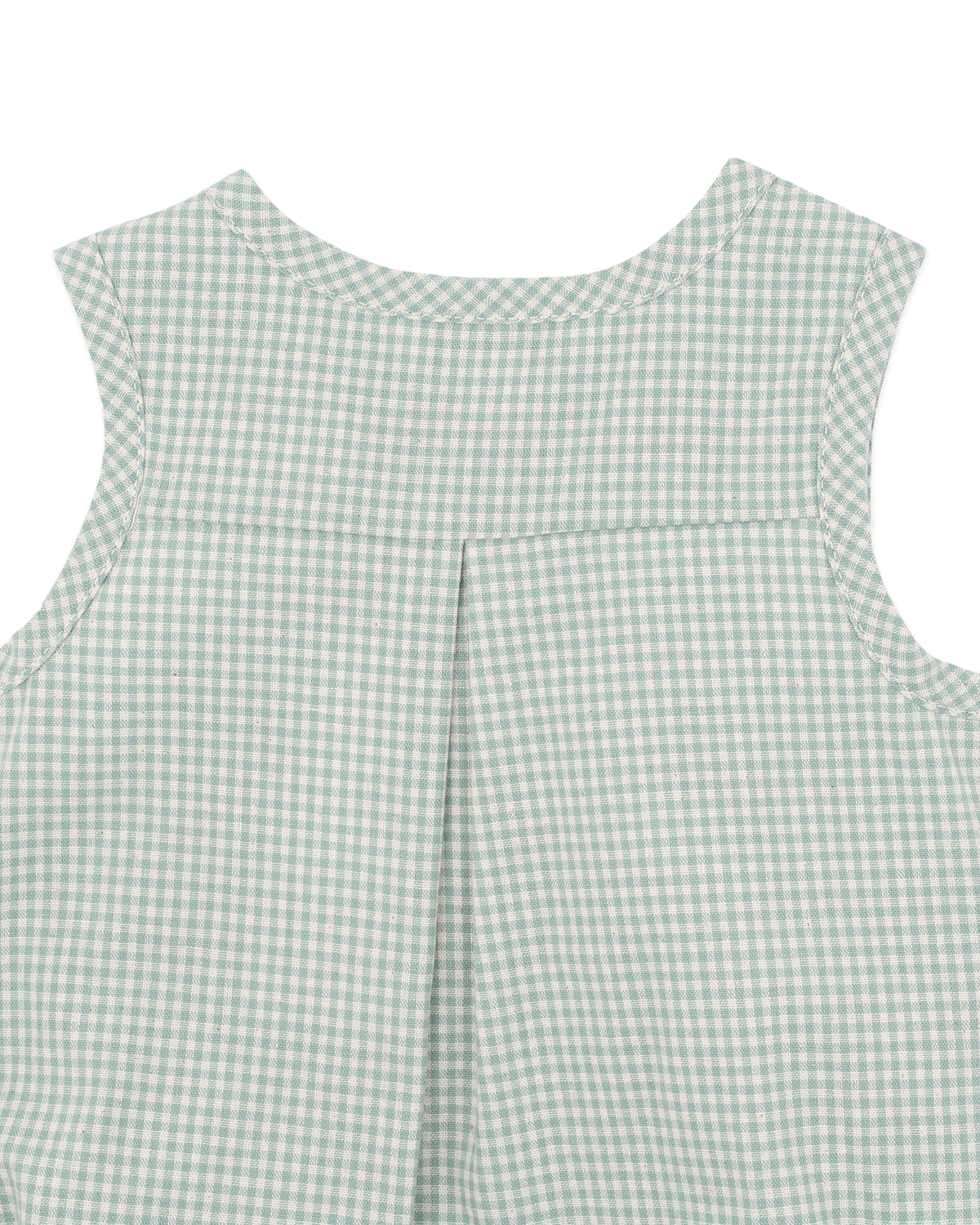 Minihaha Scout Check Button Up Romper