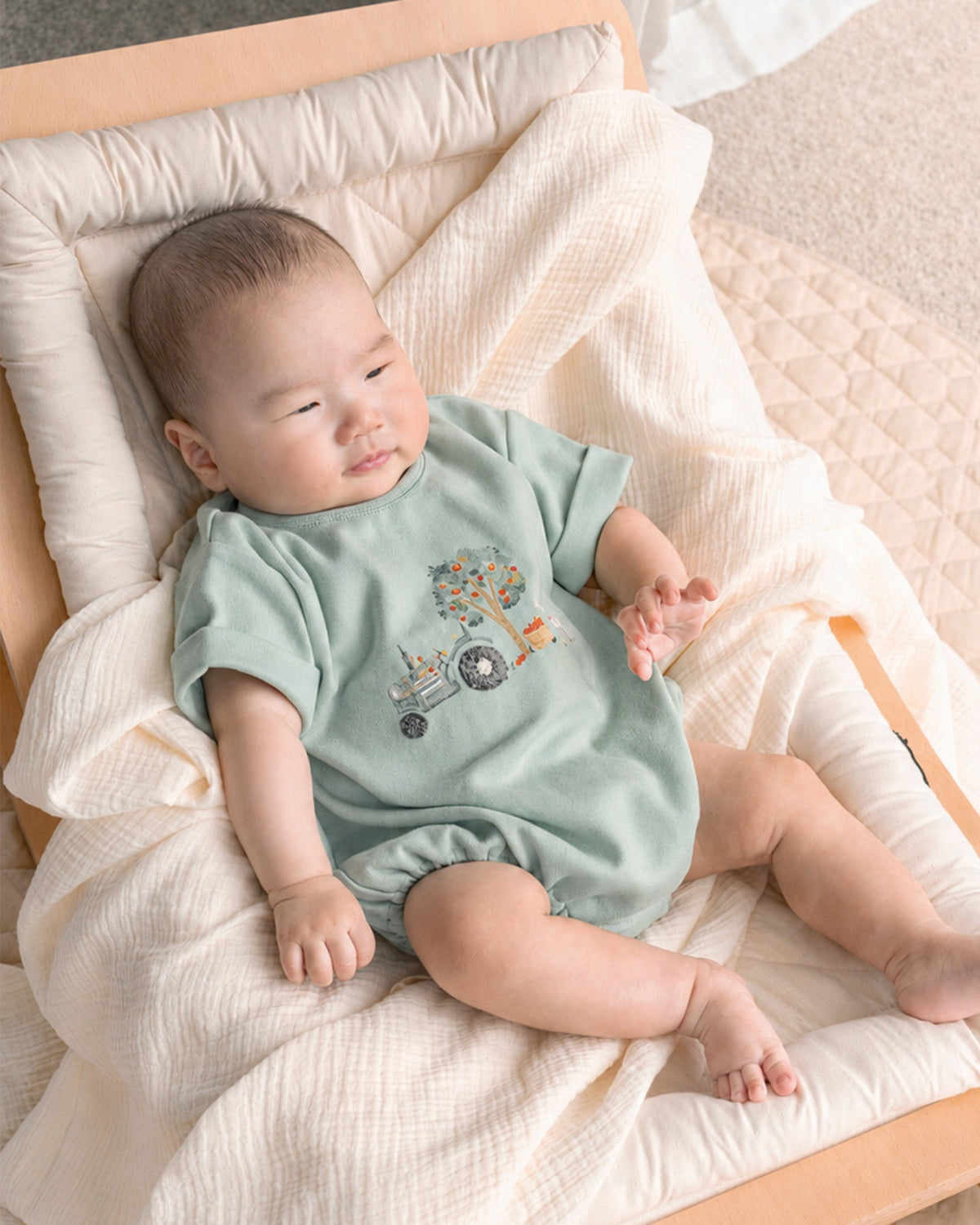 Minihaha Scout Tractor Oversized Bodysuit