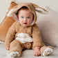 Minihaha Baby Latte Sherpa Bunny Onesie