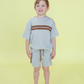 Grown Twin Striped Ribbed Tee