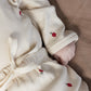Nature Baby Footed Rompers Radish Print