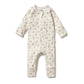Wilson & Frenchy Pointelle Zipsuit with Feet Bunny Love