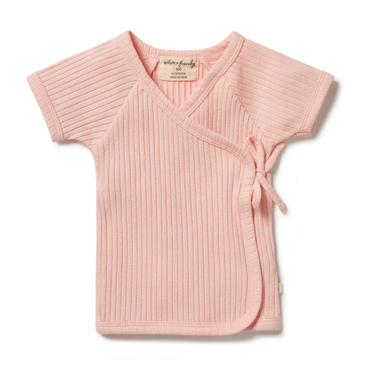 Wilson & Frenchy Organic Rib Kimono Top Blush