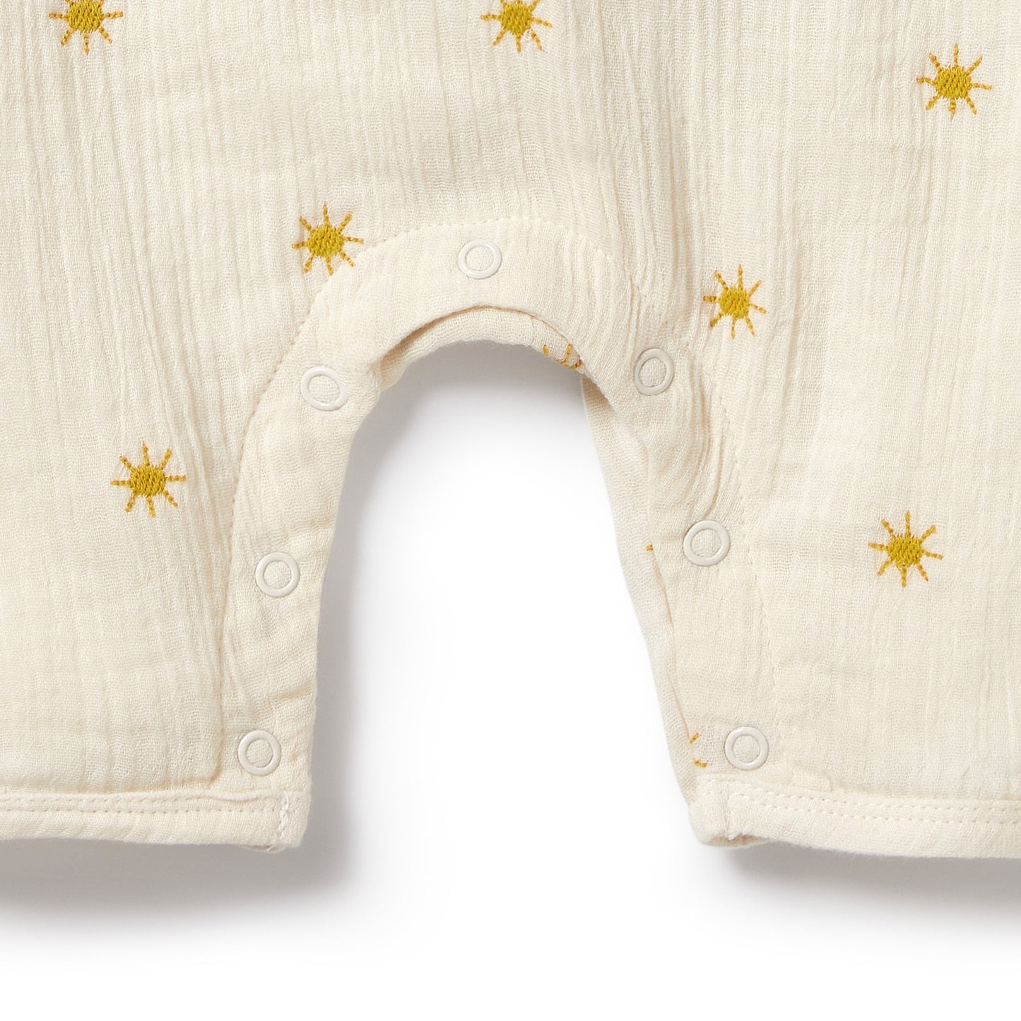 Wilson & Frenchy Organic Crinkle Growsuit Sunshine