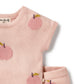 Wilson & Frenchy Organic Knitted Set Just Peachy