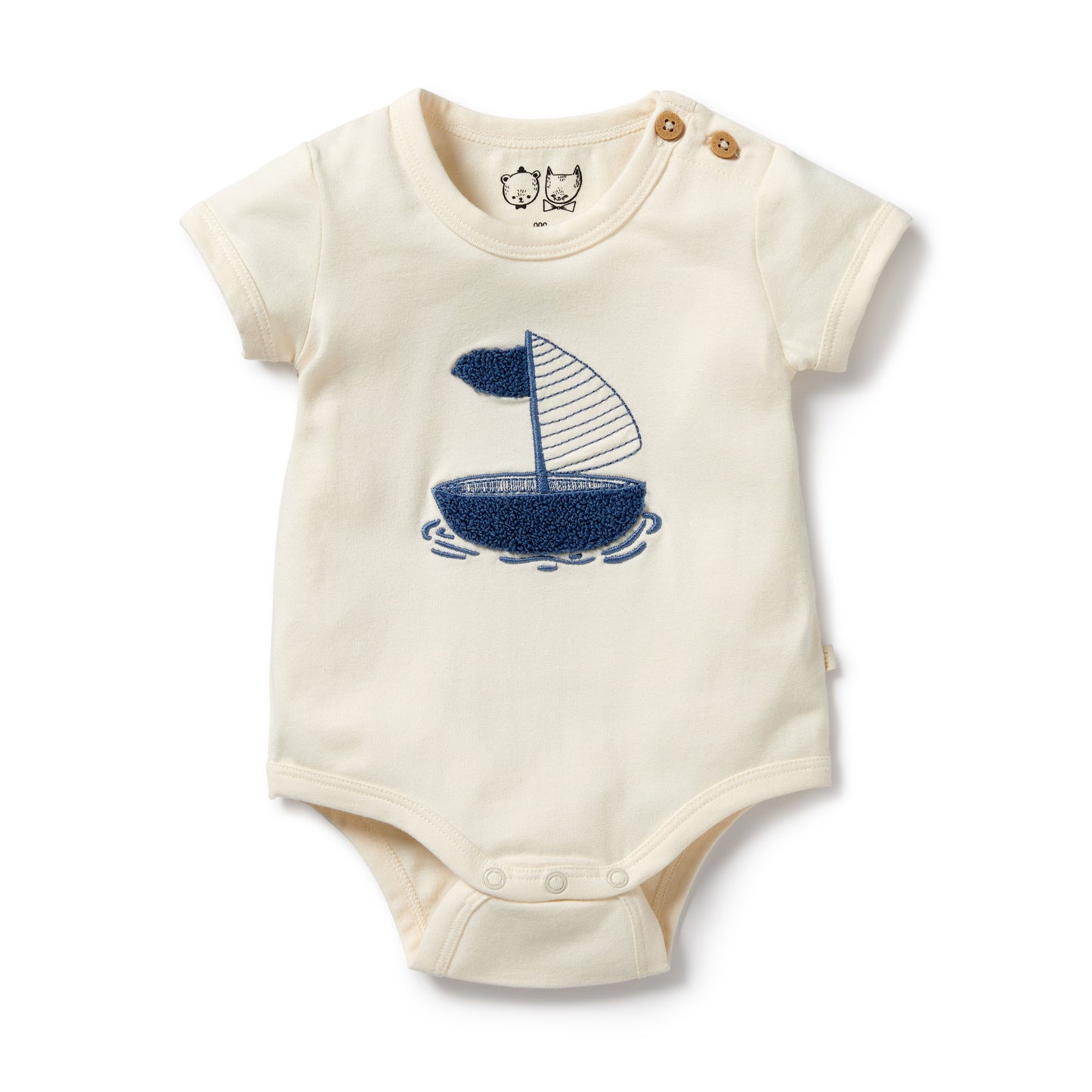 Wilson & Frenchy Organic Bodysuit Nautical