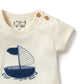 Wilson & Frenchy Organic Bodysuit Nautical