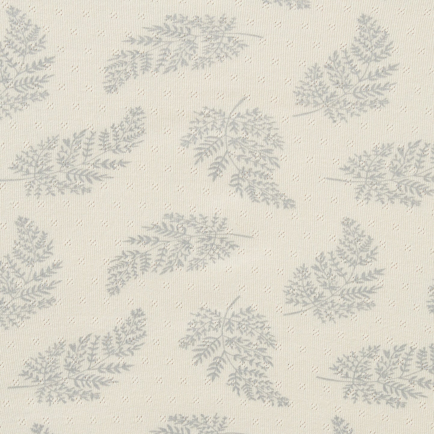 Wilson & Frenchy Organic Pointelle Cot Sheet Forever Ferns