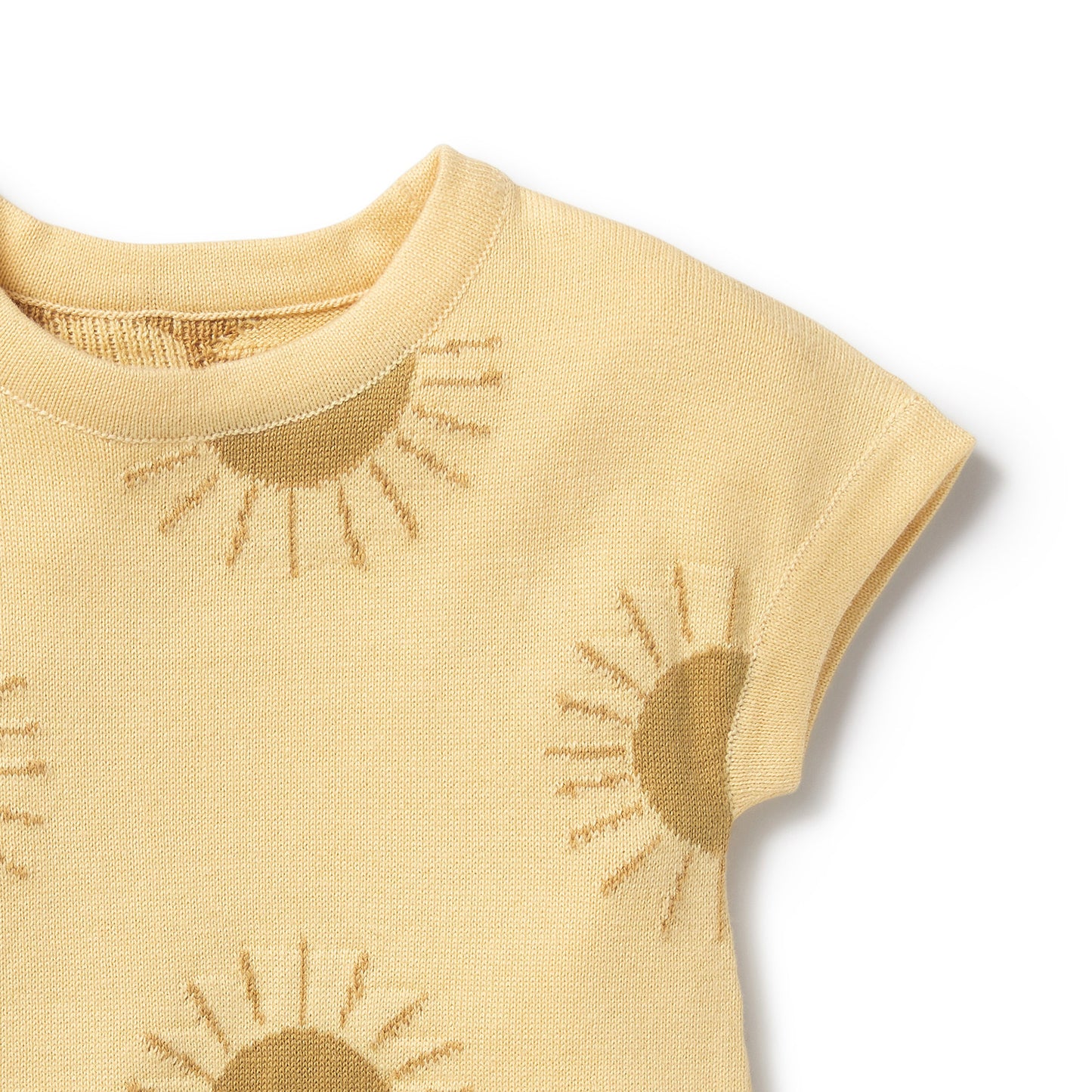 Wilson & Frenchy Organic Knitted Growsuit Sunshine