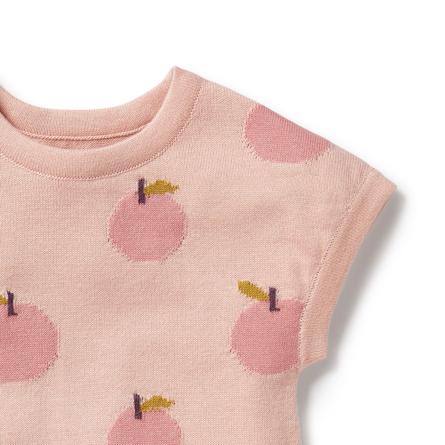 Wilson & Frenchy Organic Knitted Growsuit Just Peachy