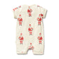 Wilson & Frenchy Organic Boyleg Zipsuit Ho Ho Ho